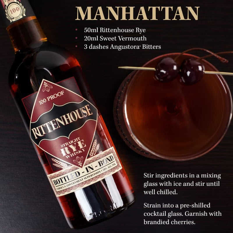 Rittenhouse 100 Proof Straight Rye Whiskey ABV 50% 700ml