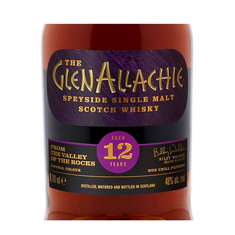 The Glenallachie 12 Year Old Speyside Single Malt Scotch Whisky ABV 46%70cl with Gift Box (With Billy Walker Signature on the bottle)