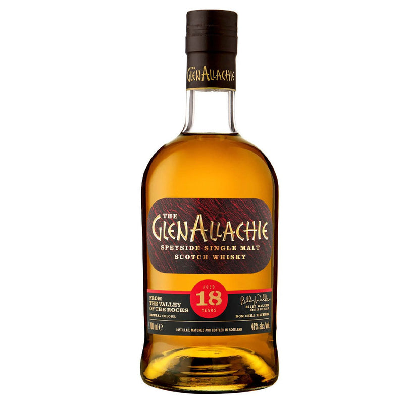 The Glenallachie 18 Year Old Single Malt Whisky ABV 46% 70cl with Gift Box (With Billy Walker Signature on the bottle)
