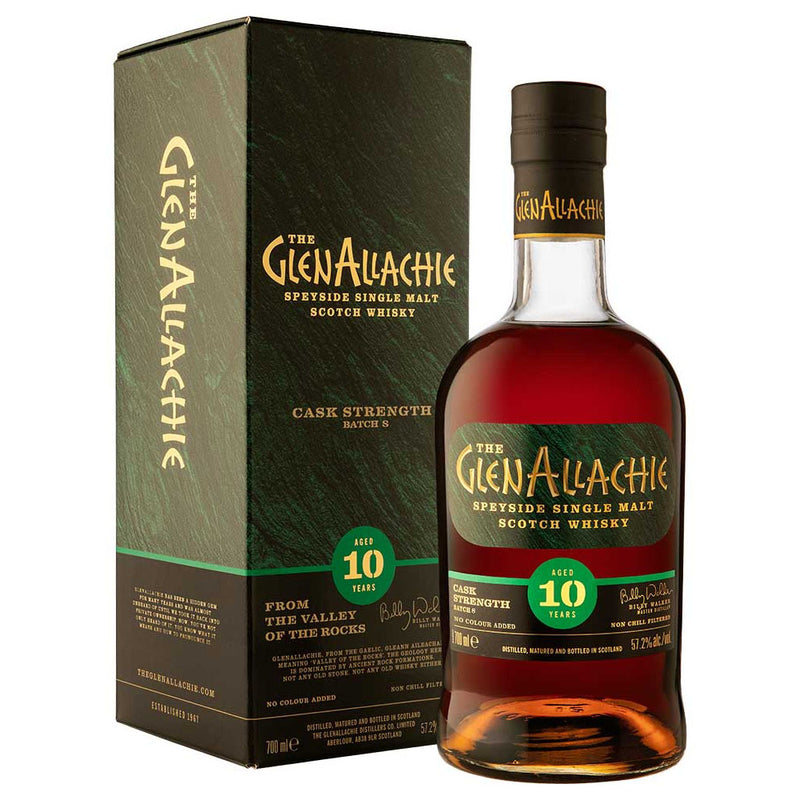 The Glenallachie 10 Year Batch 8 Cask Strength ABV 57.2% 70cl with Gift Box (With Billy Walker Signature on the bottle)