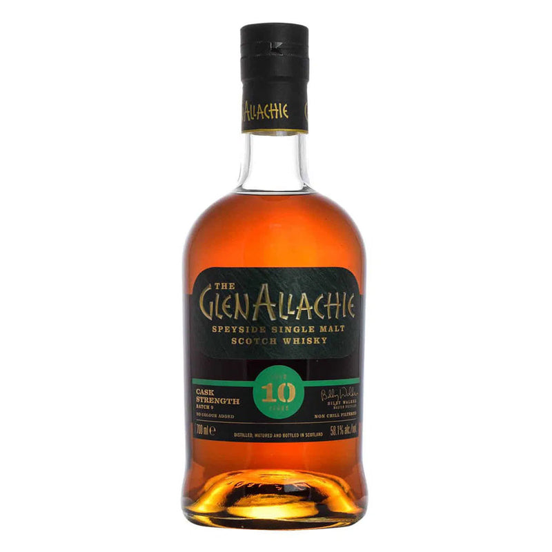 The Glenallachie 10 Year Batch 9 Cask Strength ABV 58.1% 70cl with Gift Box (With Billy Walker Signature on the bottle)