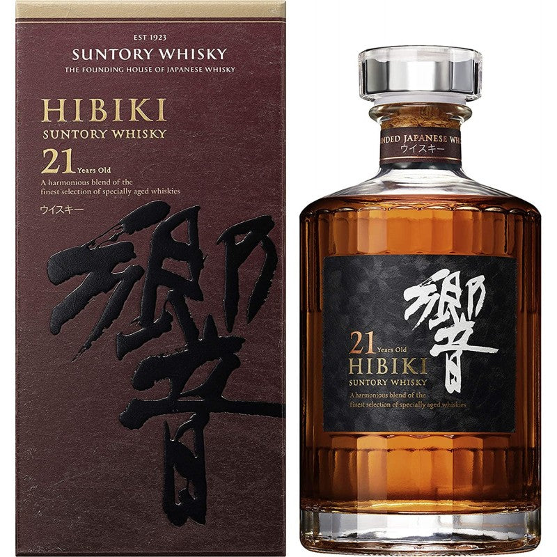 (EOY Sale) Hibiki 21 Year Old Japanese Whisky ABV 43% 700ml with Box