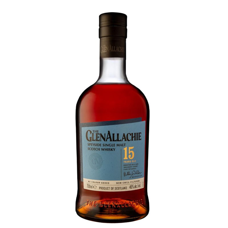The Glenallachie 15 Year From The Valley Of The Rocks Speyside Single Malt Scotch Whisky ABV 46% 70cl with Gift Box (New Design - with Billy Walker signature on the bottle)