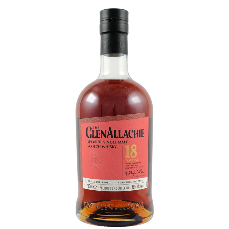 The Glenallachie 18 Year Valley Of The Rocks Speyside Single Malt Scotch Whisky ABV 46% 70cl with Gift Box (New Design - with Billy Walker signature on the bottle)
