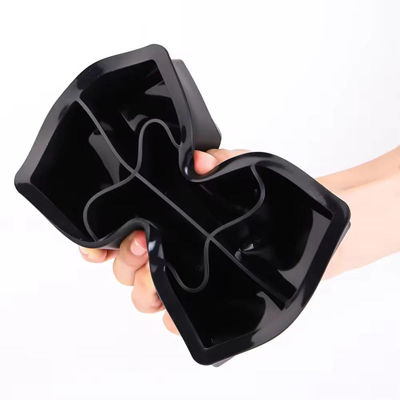 8 Grid Big Ice Tray Mold/Food Grade Silicone Ice Cube Large Square Mold/Reusable DIY Ice Maker Mold