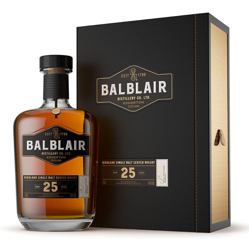 Balblair 25 Year Old Highland Single Malt Scotch Whisky ABV 46% 70cl With Gift Box
