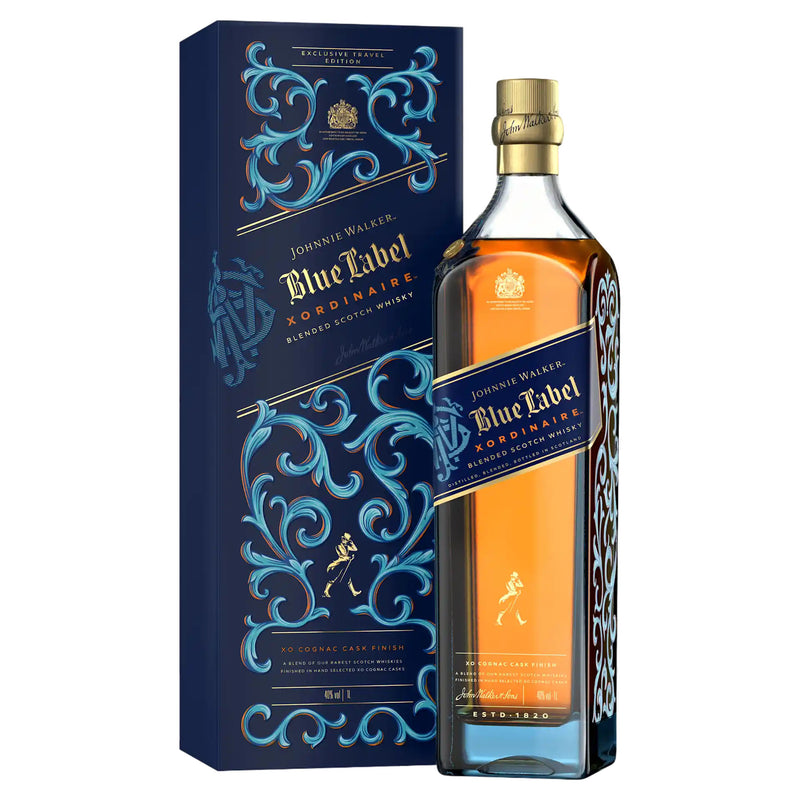 (Clearance) Johnnie Walker Blue Label Xordinaire Blended Scotch Whisky ABV 40% 1000ml
