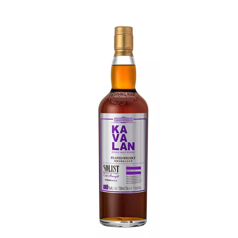 Kavalan Solist Peated Cask Strength Single Malt Whisky ABV 51.6% 700ml