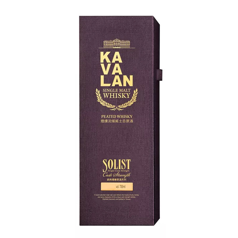 Kavalan Solist Peated Cask Strength Single Malt Whisky ABV 51.6% 700ml