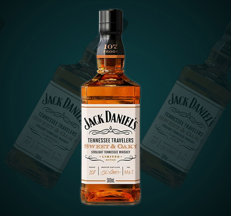Jack Daniel's Sweet & Oaky Traveler Tennessee Whiskey ABV 53.5% 500ml