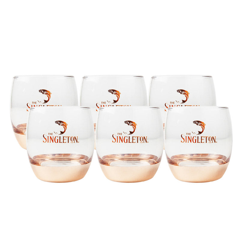 The Singleton Whisky Rock Glasses x 6 pcs