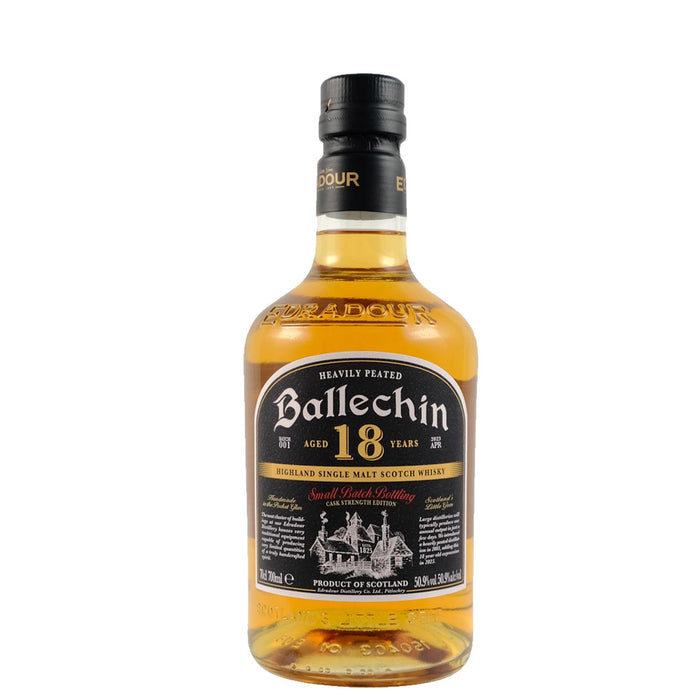 Ballechin 18 Year Old Batch 1 - Cask Strength Edition Highland Single Malt Scotch Whisky ABV 50.9% 70cl