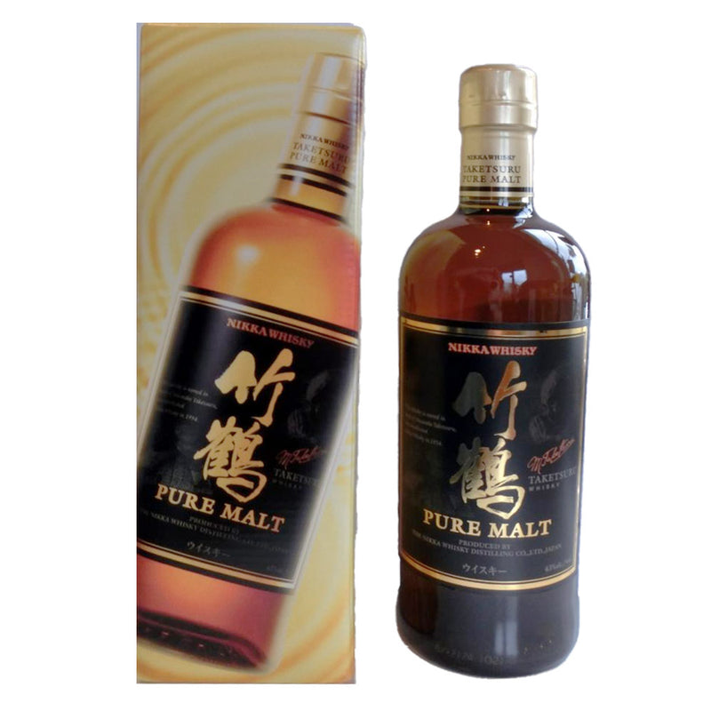 Nikka Taketsuru Pure Malt Whisky Non-Vintage Old Label ABV 43% 700ml with Gift Box