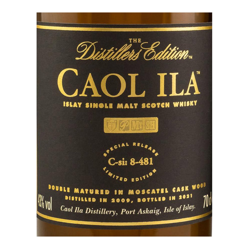 Caol Ila 2009 Distillers Edition Bot. 2021 Islay Single Malt Scotch Whisky ABV 43% 700ml