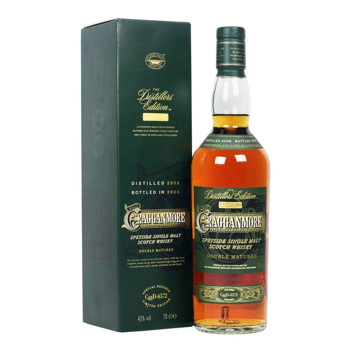 Cragganmore 2008 - Bottled 2020 - Distillers Edition Speyside Single Malt Scotch Whisky ABV 40% 700ml