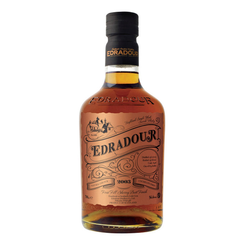 Edradour 17 Year Old 2003 1st Fill Sherry Butt Finish Highland Single Malt Scotch Whisky Cask #926 ABV 56.6% 700ml
