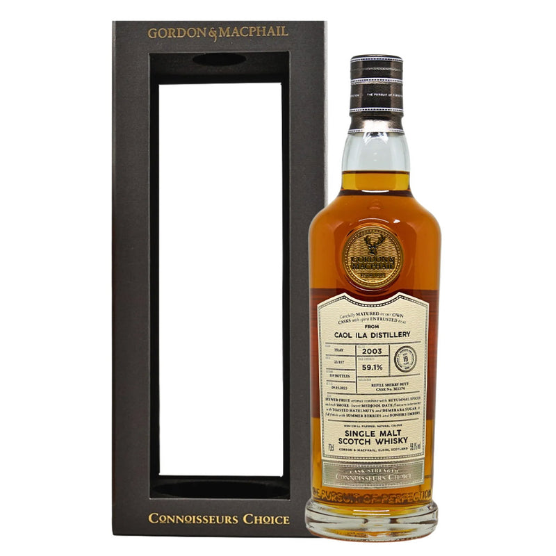 Caol Ila 19 Year Old 2003 Gordon & Macphail Cask Strength Connoisseurs Choice ABV 59.1% 700ml
