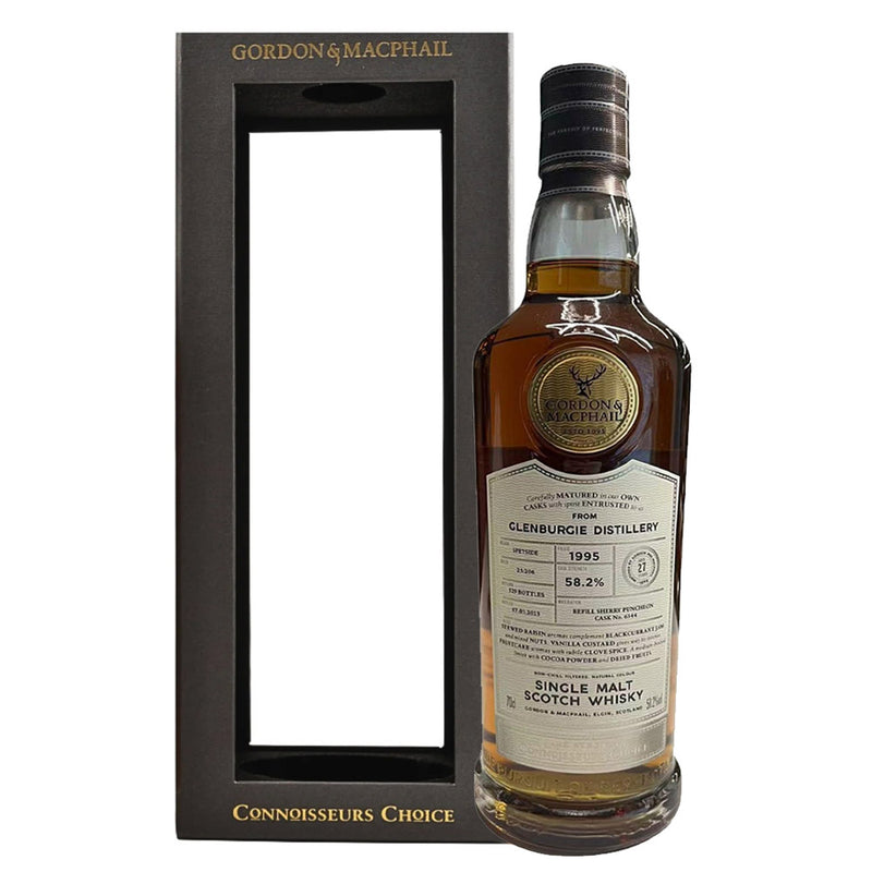 Glenburgie 27 Year Old 1995 Gordon & Macphail Cask Strength Connoisseurs Choice ABV 58.2% 700ml