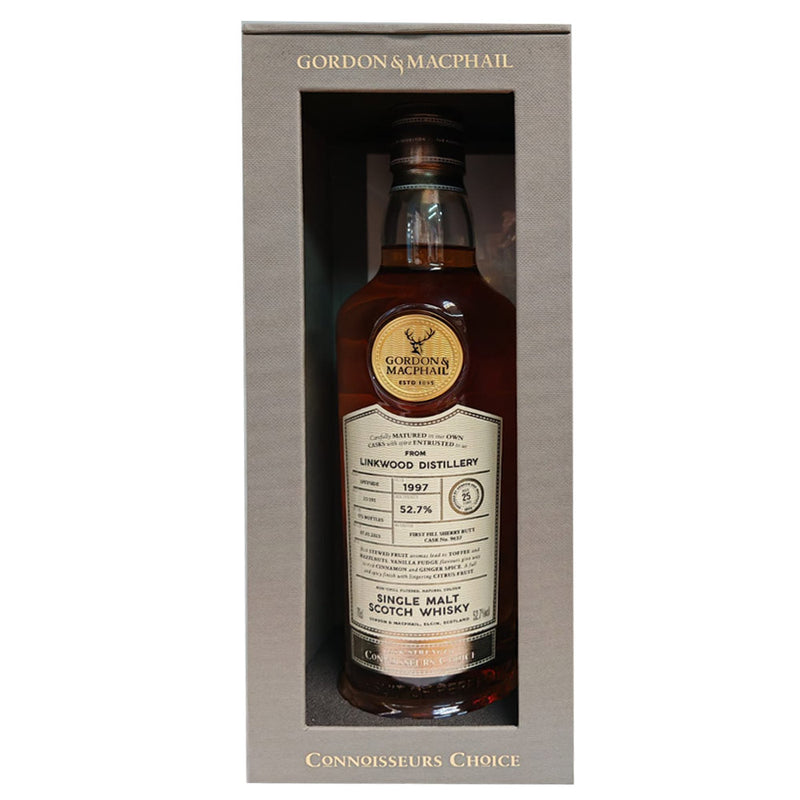 Linkwood 25 Year Old 1997 Gordon & Macphail Cask Strength Connoisseurs Choice ABV 52.7% 700ml