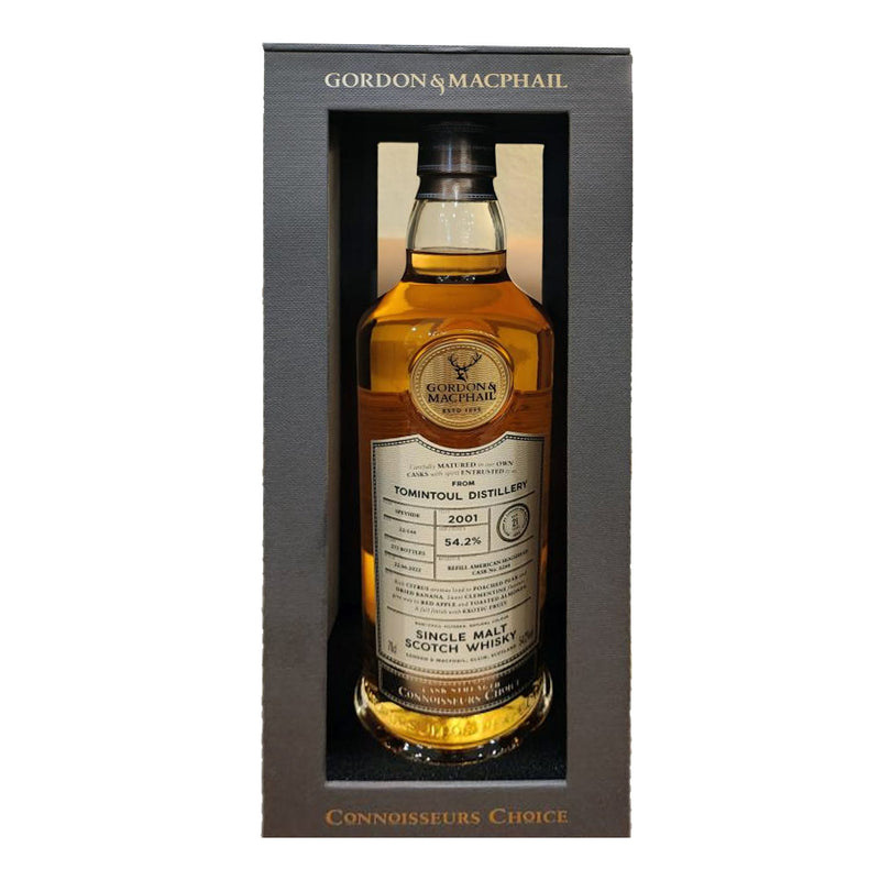 Tomintoul 21 Year 2001 Refill American Hogahead #6266 Gordon & Macphail ABV 54.2% 700ml