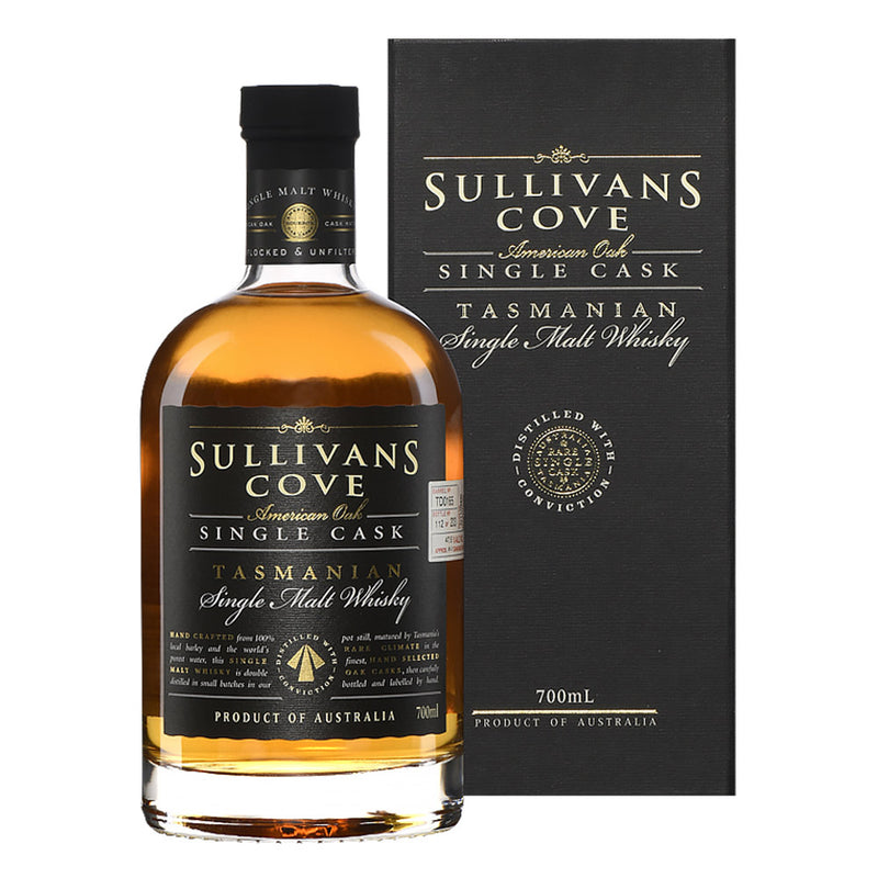 Sullivans Cove American Oak Ex-Bourbon Single Cask TD0385 Tasmanian Single Malt Australian Whisky ABV 49% 70cl/700ml