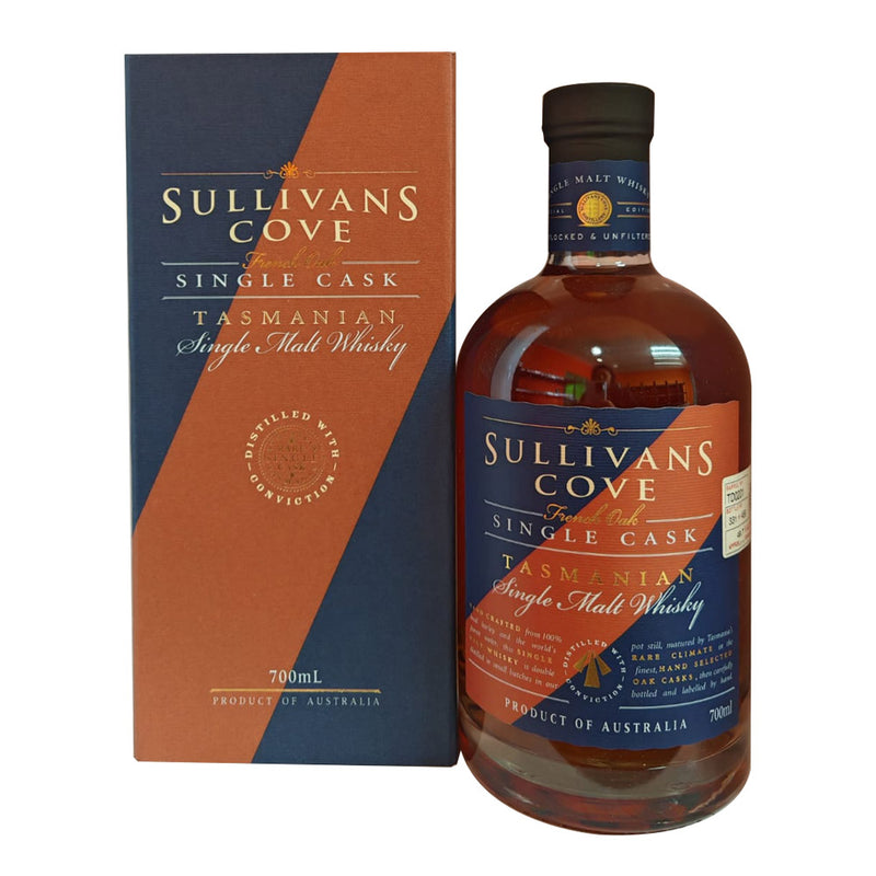 Sullivans Cove French Oak (Second Fill) Single Cask #TD0201 Tasmanian Single Malt Whisky ABV 49.70% 70cl/700ml