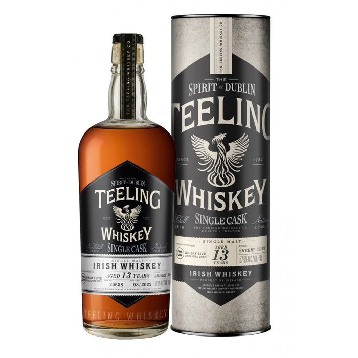 Teeling 13 Year Old 2008 Sherry PX Single Cask Whisky Live Singapore 2022 ABV 57.9% 700ml