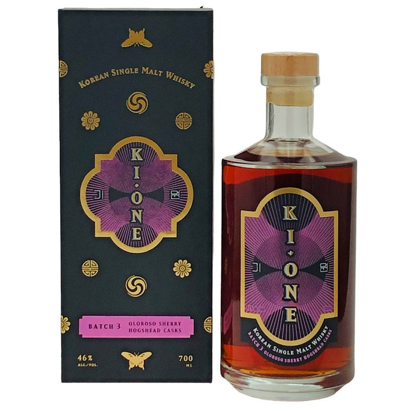 Bundle Deals: Ki One Batch 1 + Batch 2 + Batch 3 + Batch 4 Smoked + Batch 4 Peated + Batch 5 Port Cask + Batch 6 PX Sherry Korean Single Malt Whisky 700ml