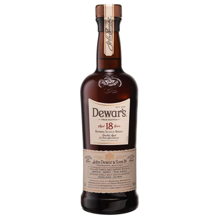 Dewar’s 18 Year Old Blended Scotch Whisky ABV 40% 750ml