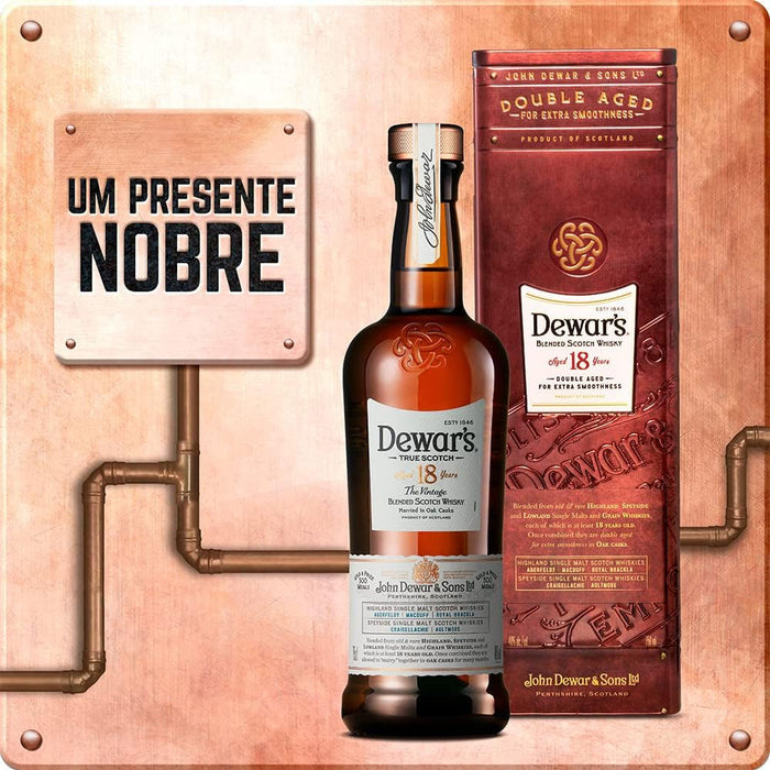 Dewar’s 18 Year Old Blended Scotch Whisky ABV 40% 750ml