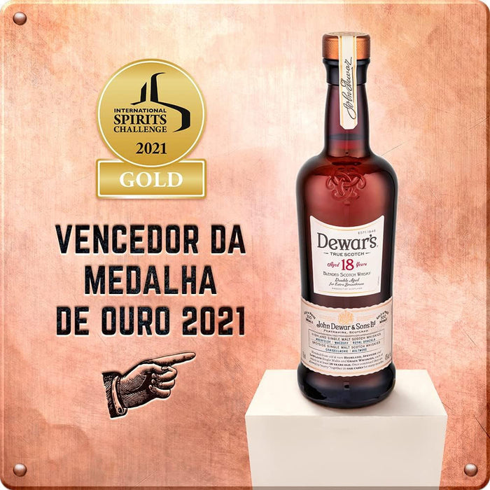 Dewar’s 18 Year Old Blended Scotch Whisky ABV 40% 750ml