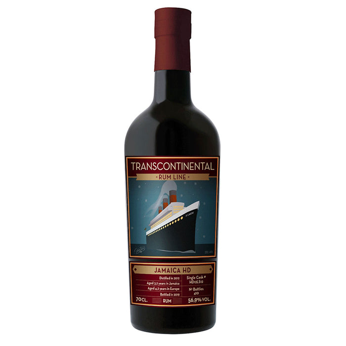 Transcontinental Rum Line Jamaica HD 2012 Single Cask #HD12LS12 ABV 56.9% 70cl