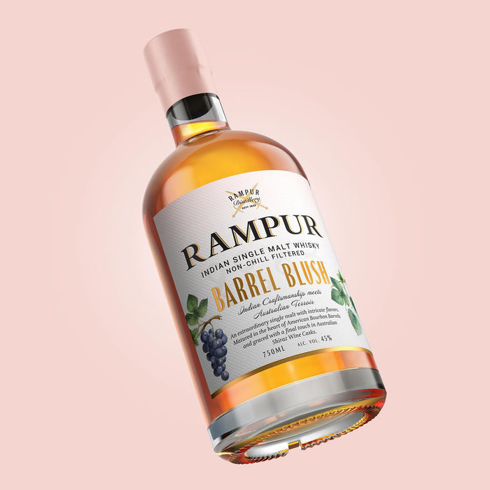 Rampur Barrel Blush Indian Single Malt Whisky ABV 45% 700ml