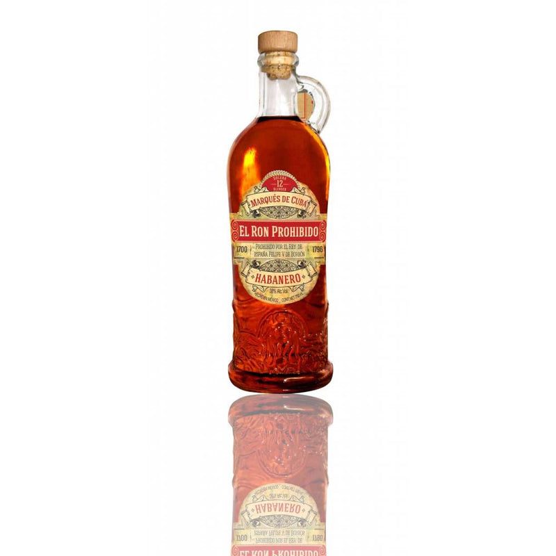 El Ron Prohibido Habanero 12 year Solera Rum ABV 40% 750ml