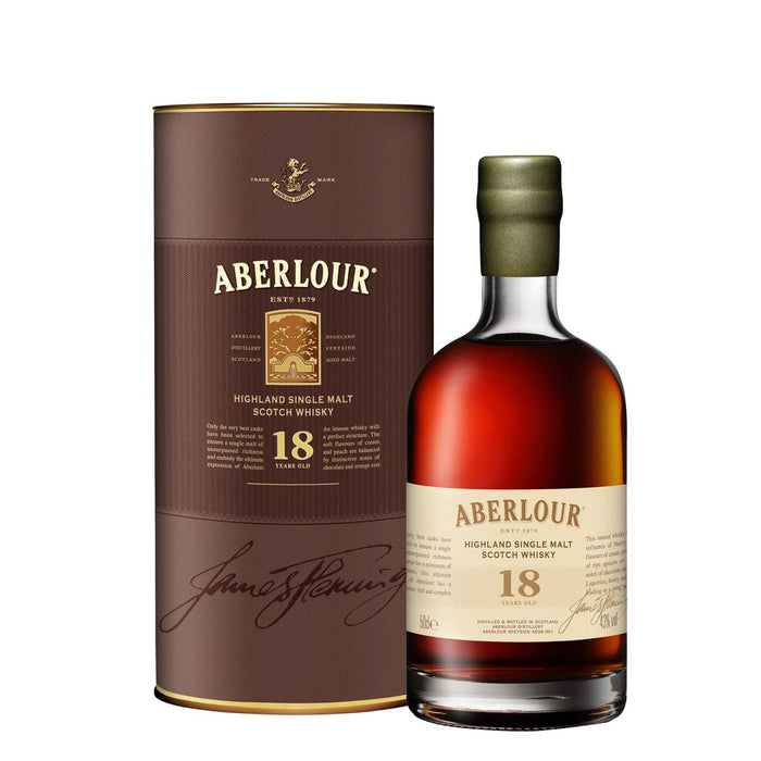 Aberlour 18 Years Old Single Malt Whisky ABV 43% 500ml