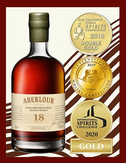 Aberlour 18 Years Old Single Malt Whisky ABV 43% 500ml