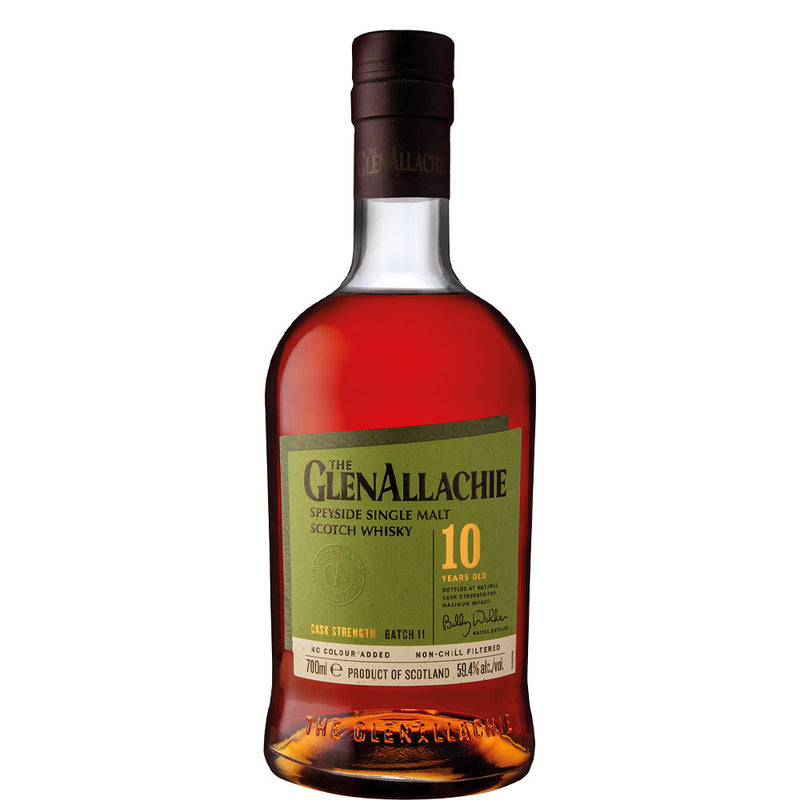 The Glenallachie 10 Year Old Batch 11 Cask Strength Speyside Single Malt Scotch Whisky ABV 59.4% 70cl with Gift Box