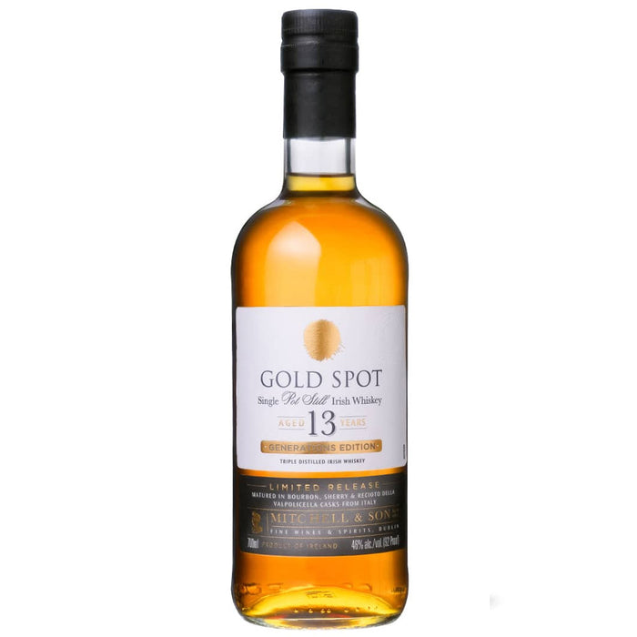 Gold Spot 13 Year Old Generations Edition Single Pot Still Irish Whiskey ABV 46% 700ml