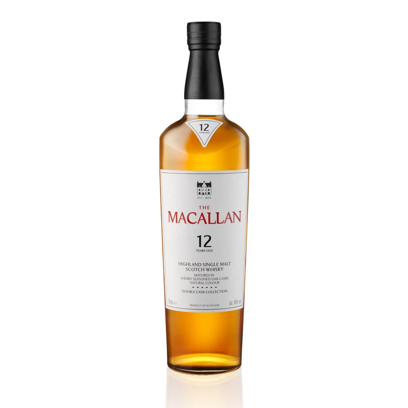 The Macallan 12 Year Old Double Cask Collection Highland Single Malt Scotch Whisky ABV 40% 70cl with Gift Box