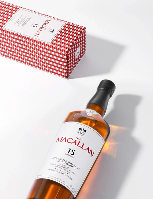 The Macallan 15 Year Old Double Cask Highland Single Malt Scotch Whisky ABV 43% 70cl with Gift Box