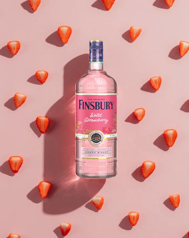 (WGD 40% off at check out) Finsbury Wild Strawberry Gin ABV 37.5%% 700ml