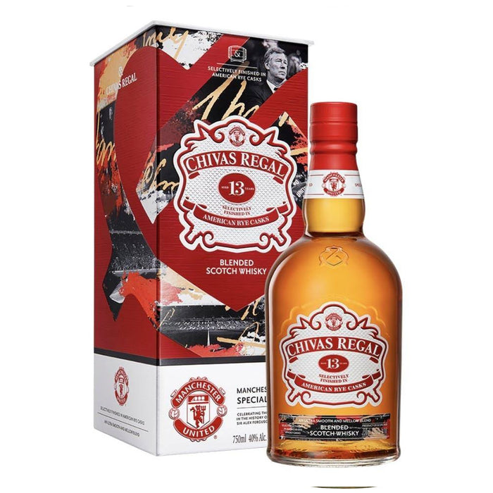 Chivas Regal - Manchester United Special Edition - 13 Year Old Whisky ABV 40% 750ml