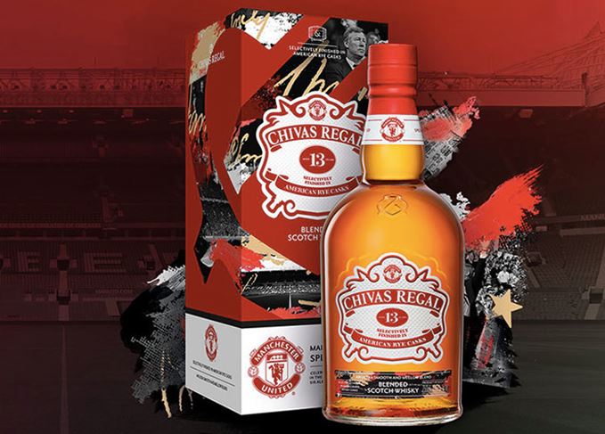 Chivas Regal - Manchester United Special Edition - 13 Year Old Whisky ABV 40% 750ml
