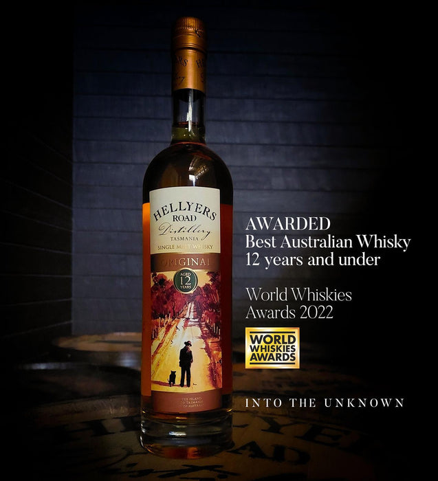Hellyers Road 12 Year Original Tasmania Single Malt Tasmanian Whisky ABV 46.20% 700ml