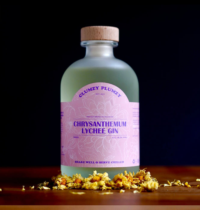 Clumzy Plumzy Chrysanthemum Lychee Gin ABV 18.2% 500ml