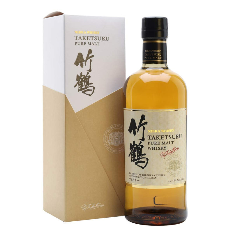 Bundle of 2 Bottles Nikka Taketsuru Pure Malt ABV 43% 700ml with Gift Box