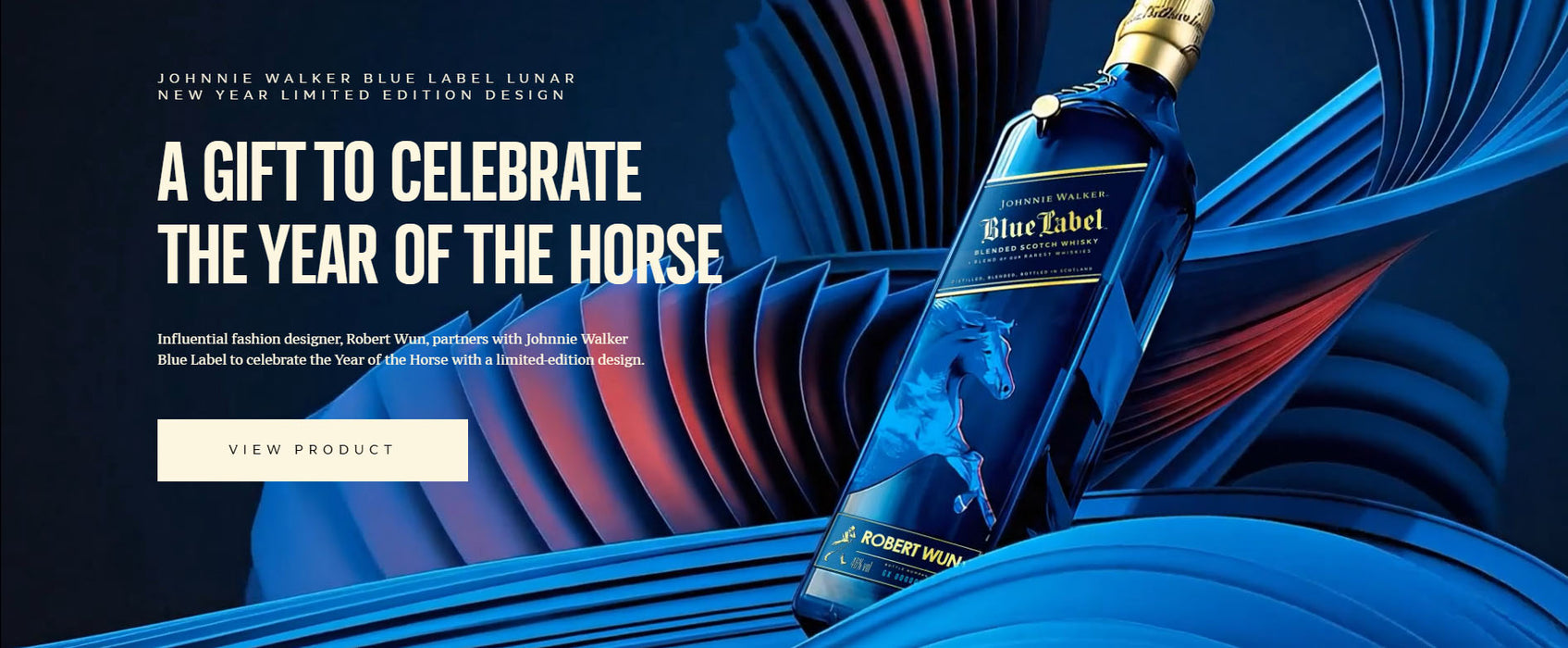 (12.12xChristmas Sale) Johnnie Walker Blue Label Year Of The Horse Limited Lunar New Year Edition ABV 40% 750ml