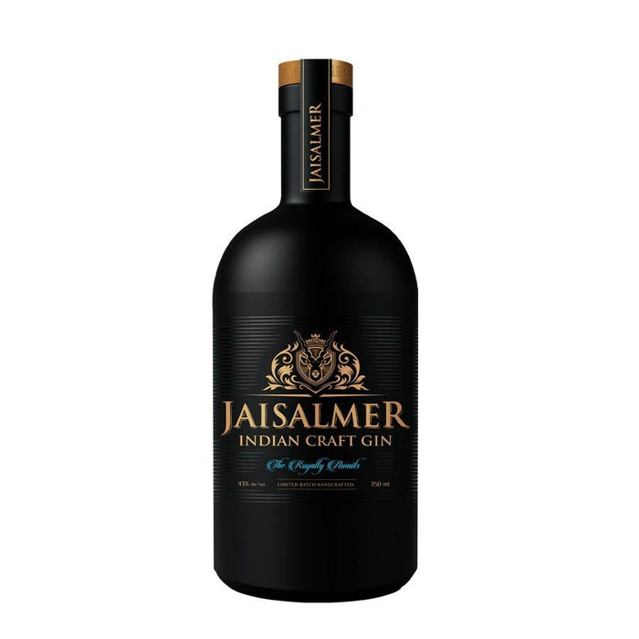 Jaisalmer Gin with 4 Shot Glasses Gift Pack ABV 43% 700ml