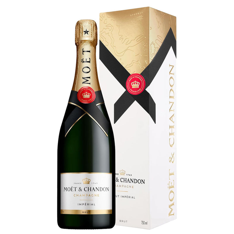 Bundle of 6 Bottles Moet & Chandon Imperial Brut Champagne ABV 12% 750ml (With Box)
