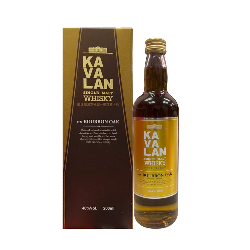 Kavalan Ex Bourbon Oak Single Malt Whisky ABV 46% 200ml